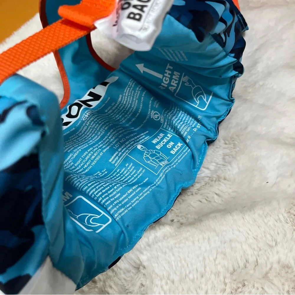 Speedo Kids Swim Vest -‎ Blue and Orange